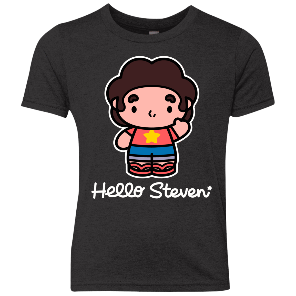 T-Shirts Vintage Black / YXS Hello Steven Youth Triblend T-Shirt