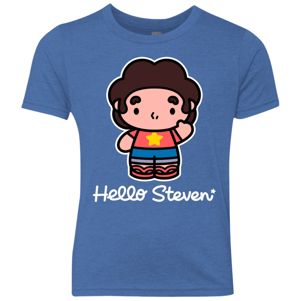 T-Shirts Vintage Royal / YXS Hello Steven Youth Triblend T-Shirt
