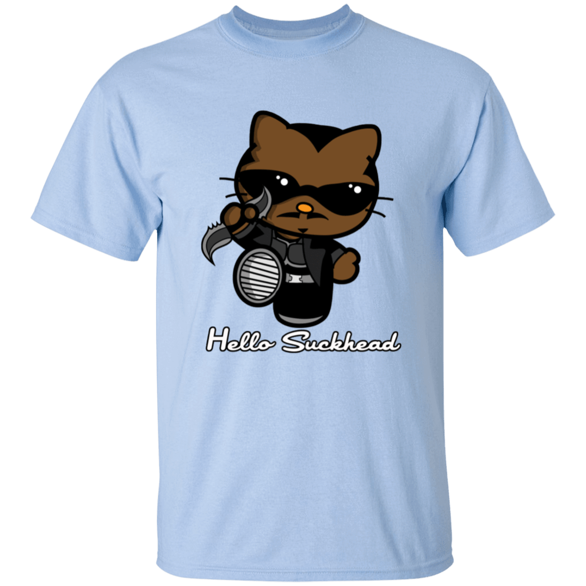 T-Shirts Light Blue / S Hello Suckhead T-Shirt