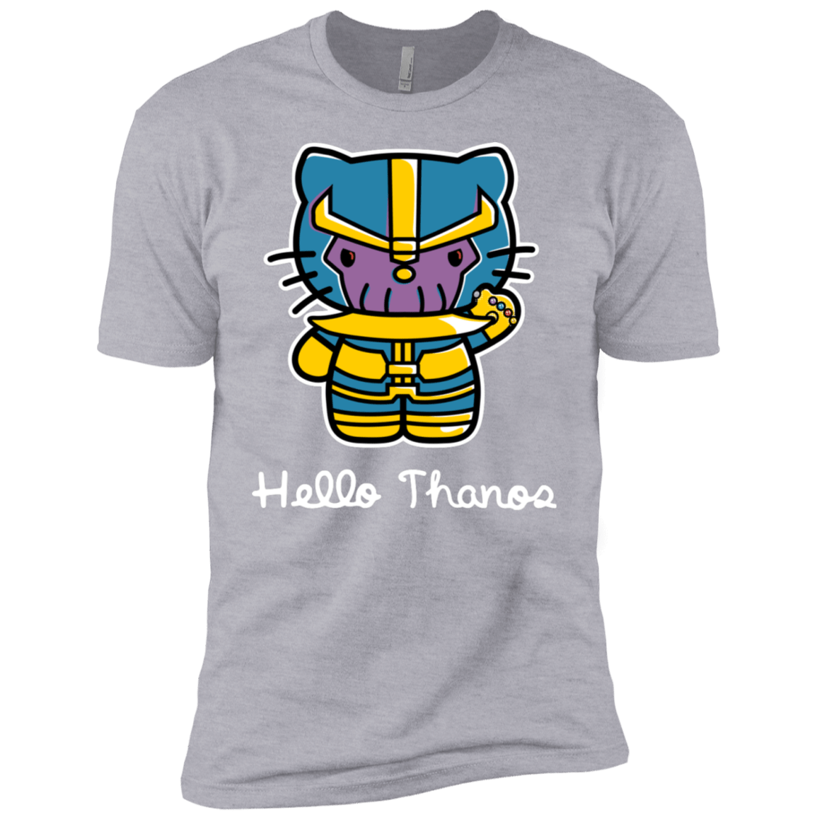 T-Shirts Heather Grey / YXS Hello Thanos Boys Premium T-Shirt