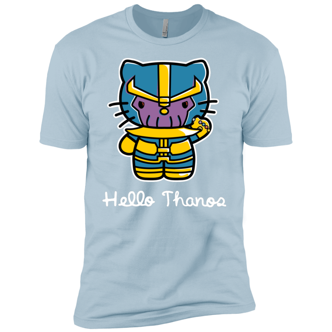 T-Shirts Light Blue / YXS Hello Thanos Boys Premium T-Shirt