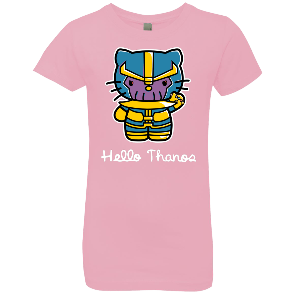 T-Shirts Light Pink / YXS Hello Thanos Girls Premium T-Shirt