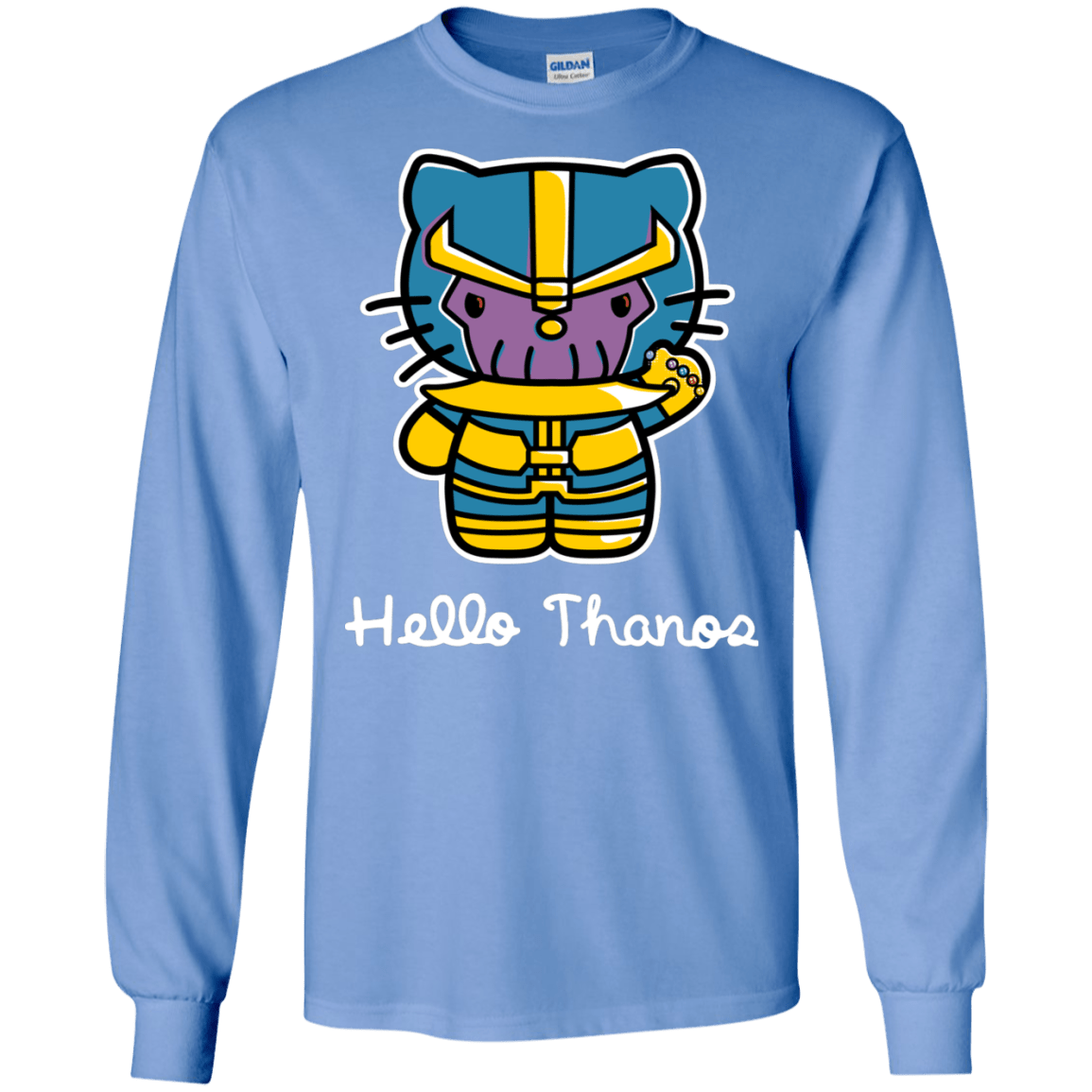 T-Shirts Carolina Blue / S Hello Thanos Men's Long Sleeve T-Shirt
