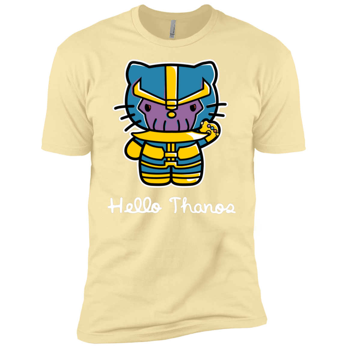 T-Shirts Banana Cream / X-Small Hello Thanos Men's Premium T-Shirt