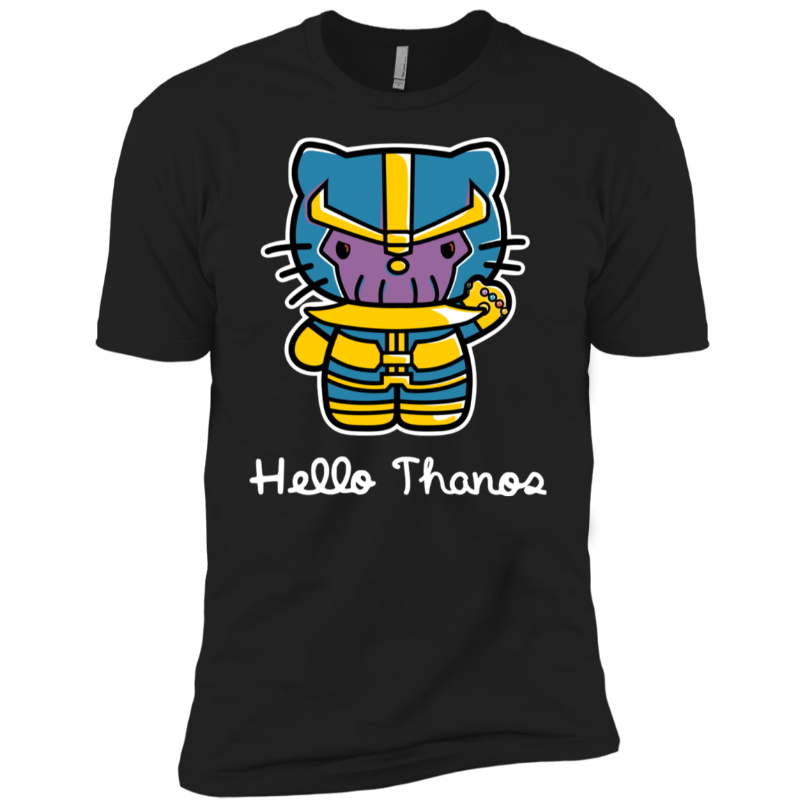 T-Shirts Black / X-Small Hello Thanos Men's Premium T-Shirt