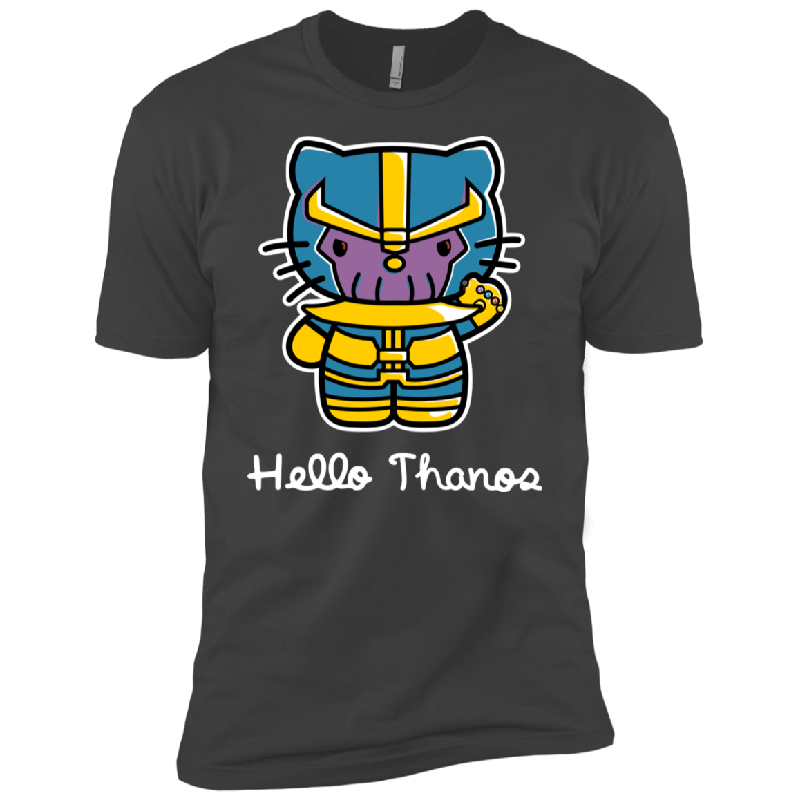 T-Shirts Heavy Metal / X-Small Hello Thanos Men's Premium T-Shirt