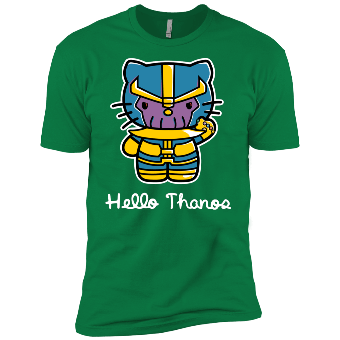 T-Shirts Kelly Green / X-Small Hello Thanos Men's Premium T-Shirt