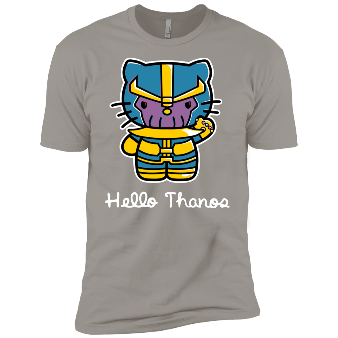T-Shirts Light Grey / X-Small Hello Thanos Men's Premium T-Shirt