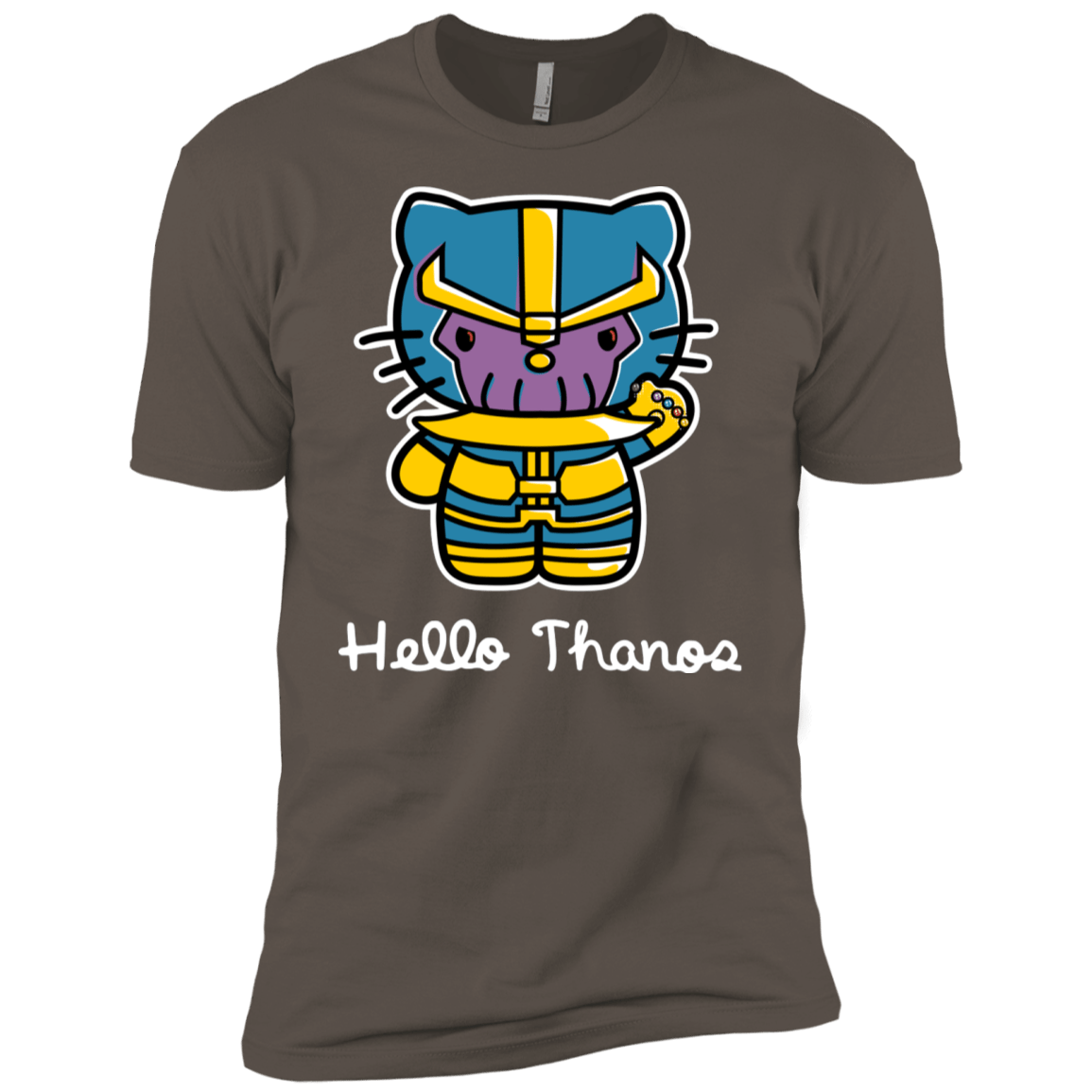 T-Shirts Warm Grey / X-Small Hello Thanos Men's Premium T-Shirt
