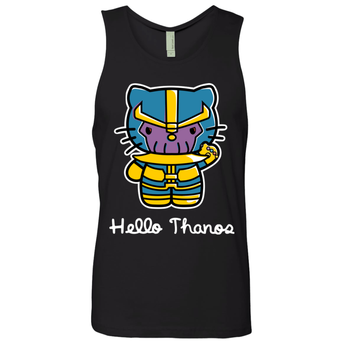 T-Shirts Black / S Hello Thanos Men's Premium Tank Top