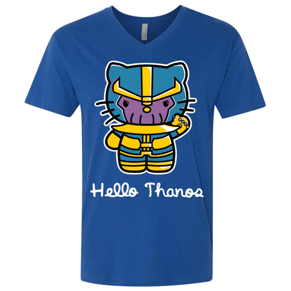 T-Shirts Royal / X-Small Hello Thanos Men's Premium V-Neck