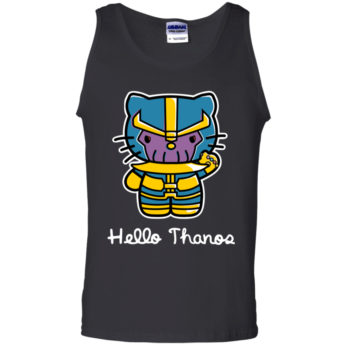 T-Shirts Black / S Hello Thanos Men's Tank Top