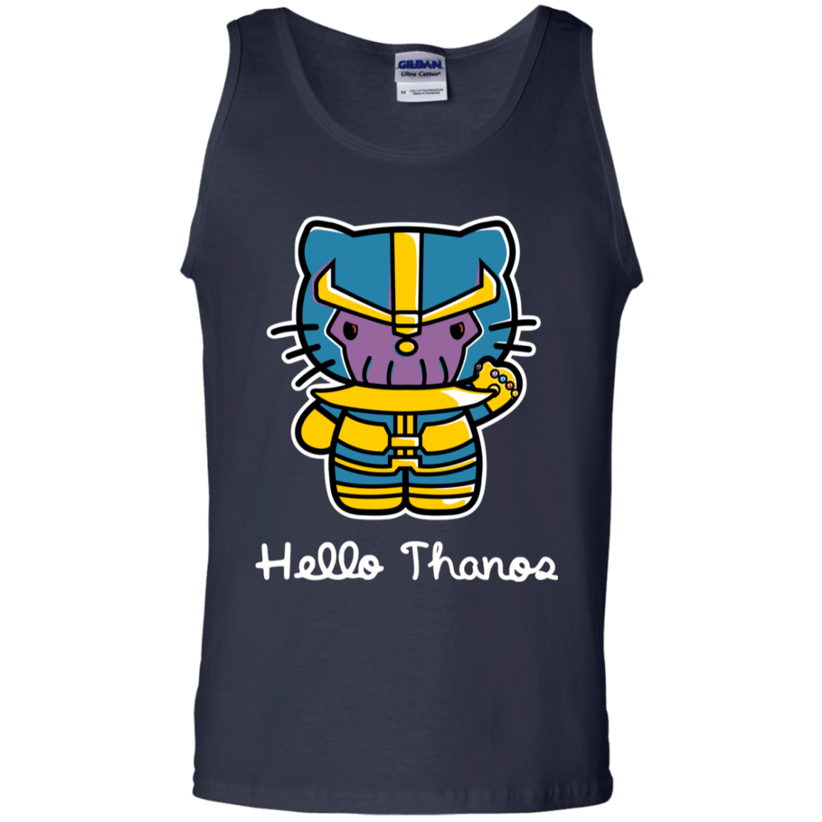 T-Shirts Navy / S Hello Thanos Men's Tank Top