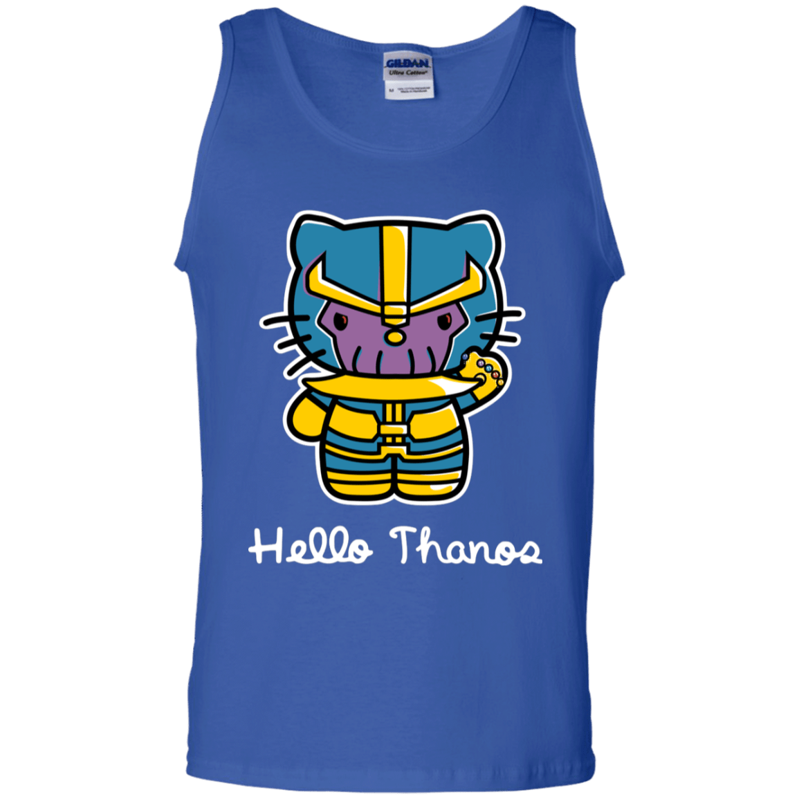 T-Shirts Royal / S Hello Thanos Men's Tank Top