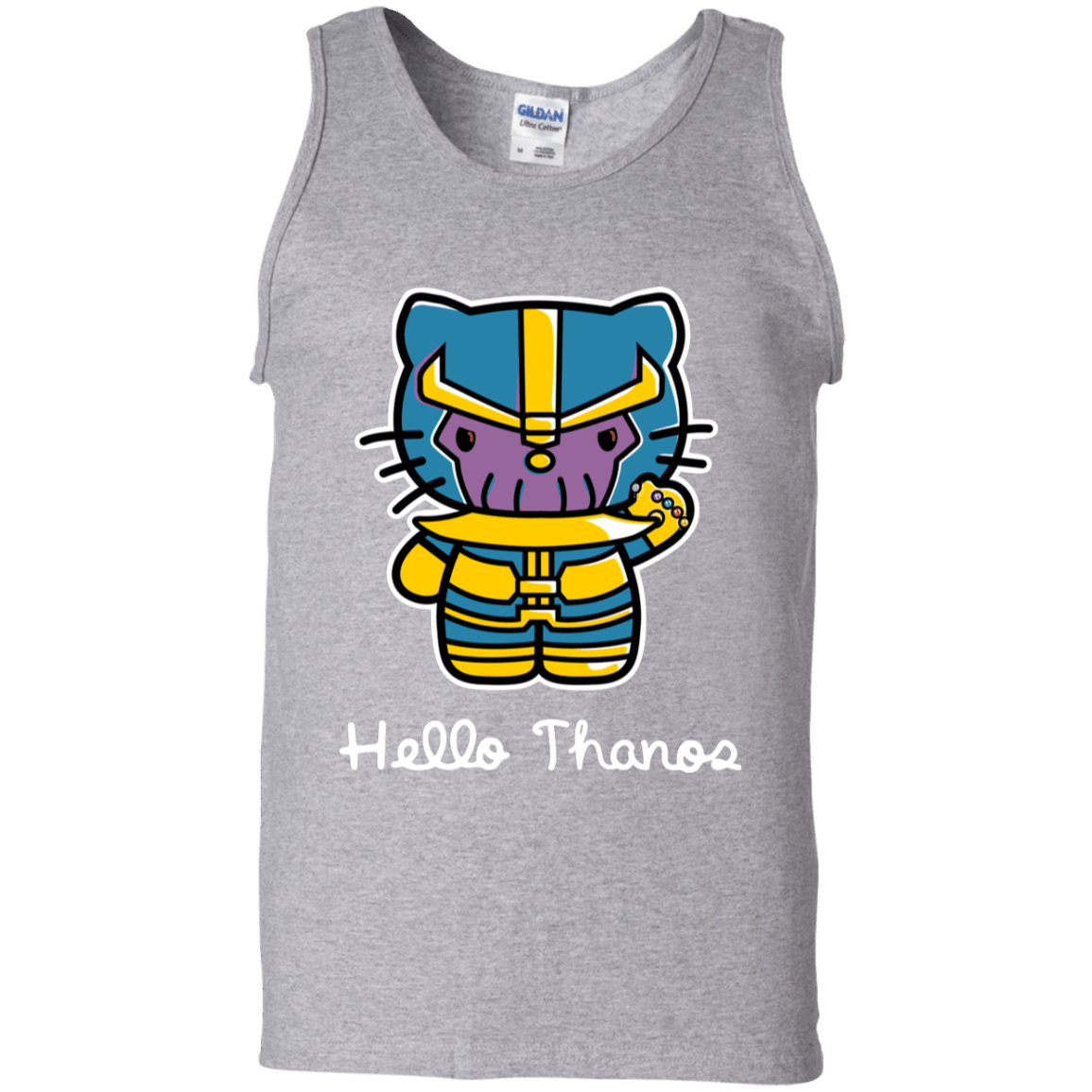 T-Shirts Sport Grey / S Hello Thanos Men's Tank Top