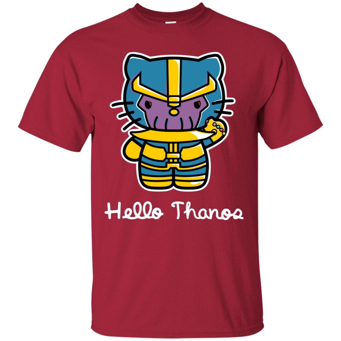 T-Shirts Cardinal / S Hello Thanos T-Shirt