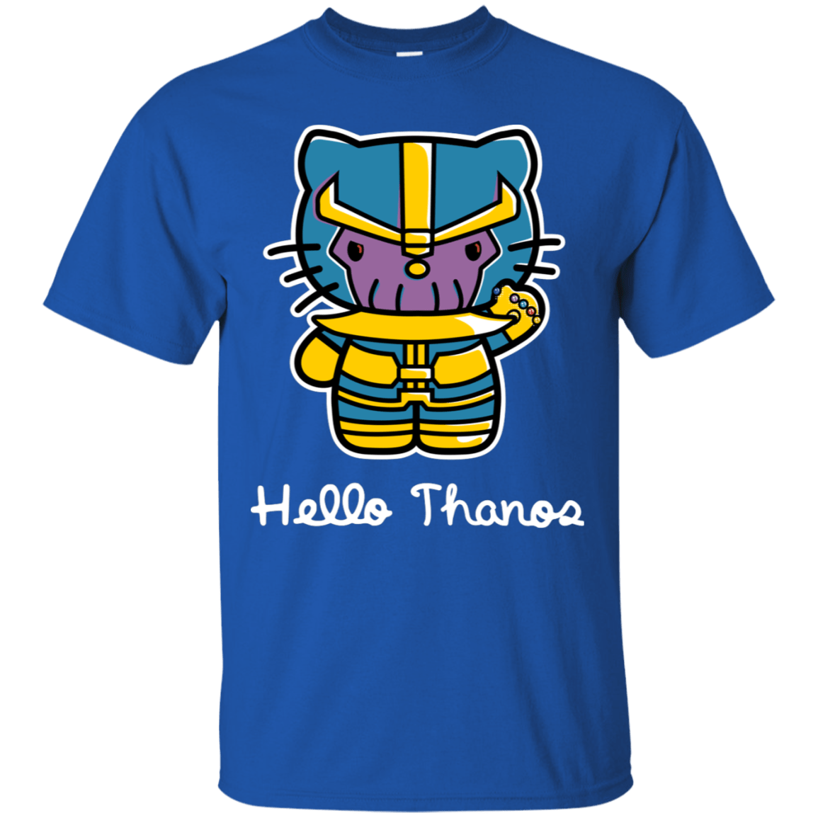 T-Shirts Royal / S Hello Thanos T-Shirt