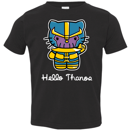 T-Shirts Black / 2T Hello Thanos Toddler Premium T-Shirt