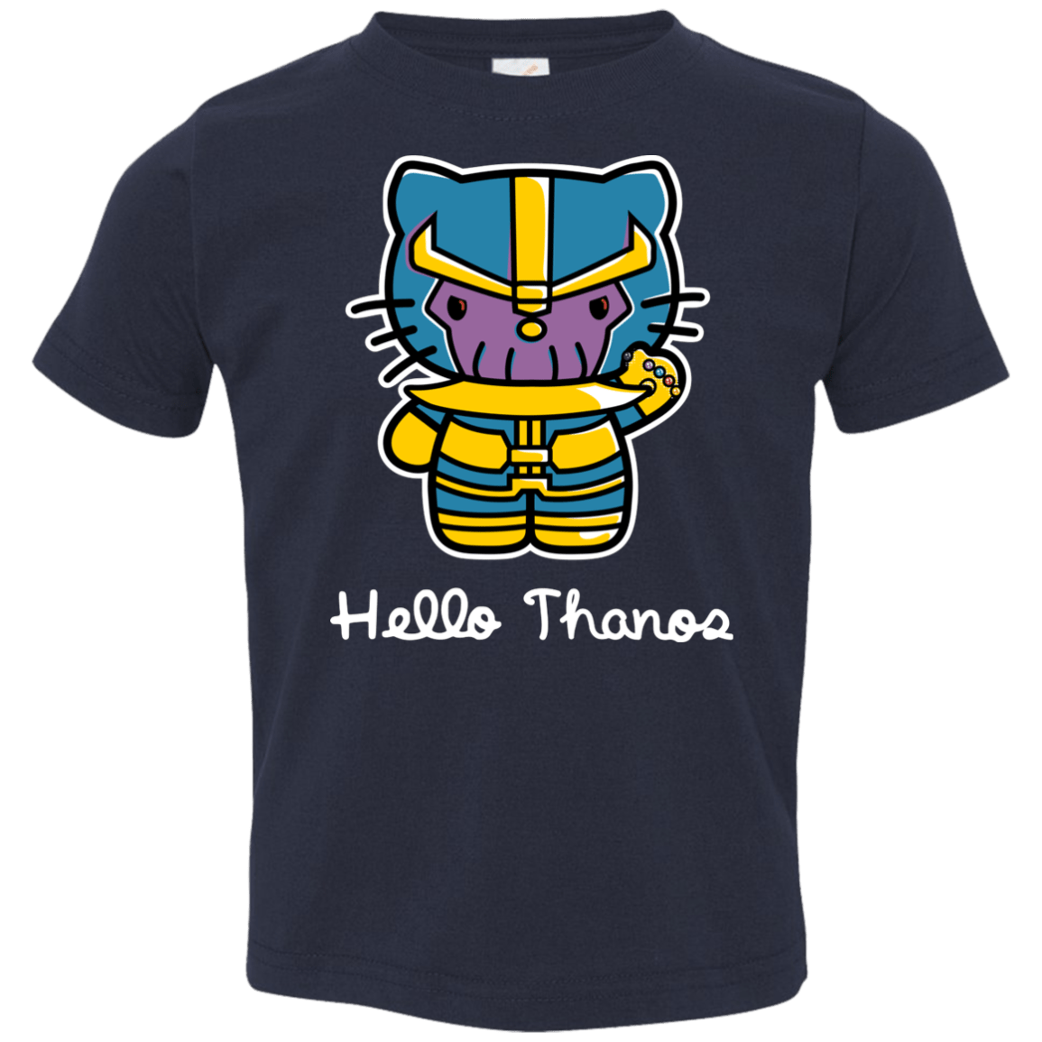 T-Shirts Navy / 2T Hello Thanos Toddler Premium T-Shirt