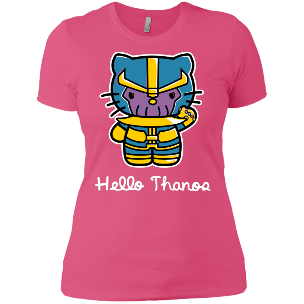 T-Shirts Hot Pink / X-Small Hello Thanos Women's Premium T-Shirt