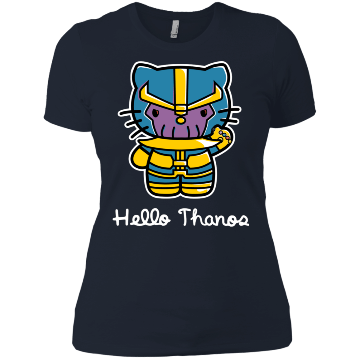 T-Shirts Midnight Navy / X-Small Hello Thanos Women's Premium T-Shirt