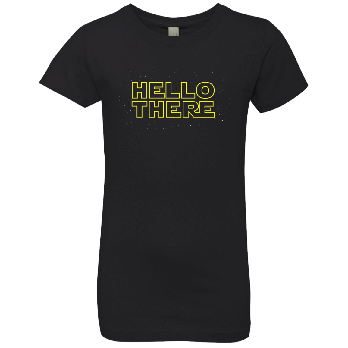 T-Shirts Black / YXS Hello There Girls Premium T-Shirt