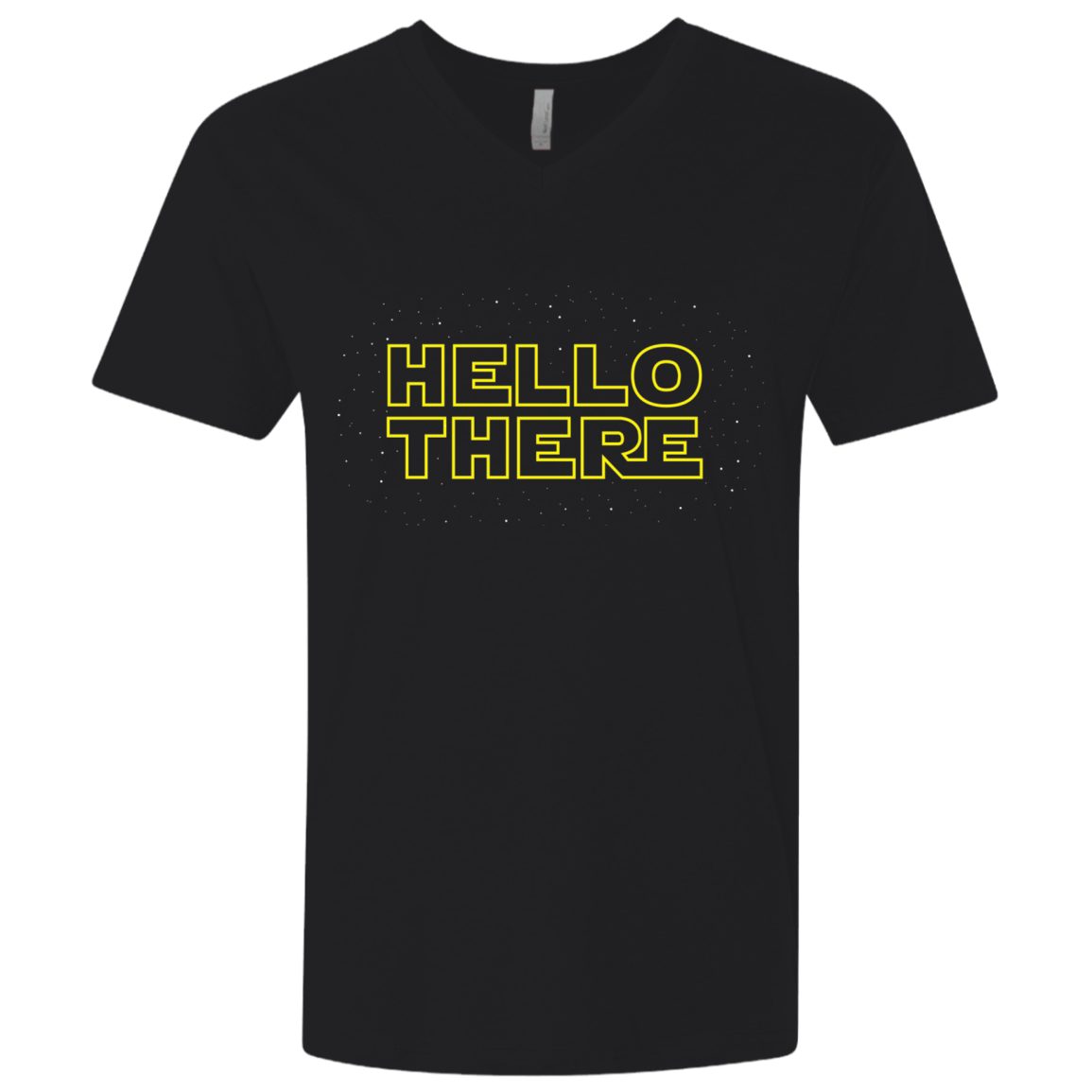 T-Shirts Black / X-Small Hello There Men's Premium V-Neck