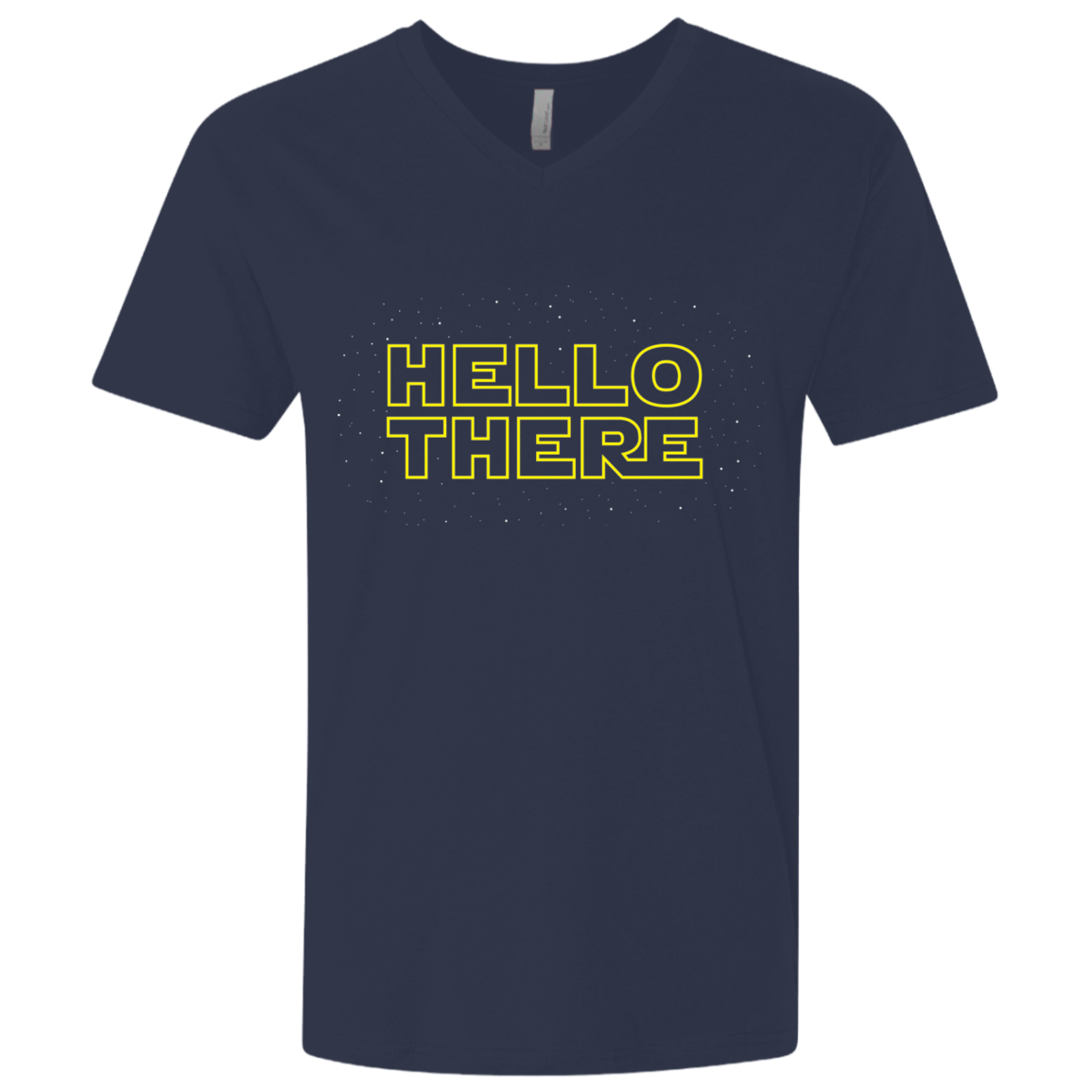 T-Shirts Midnight Navy / X-Small Hello There Men's Premium V-Neck
