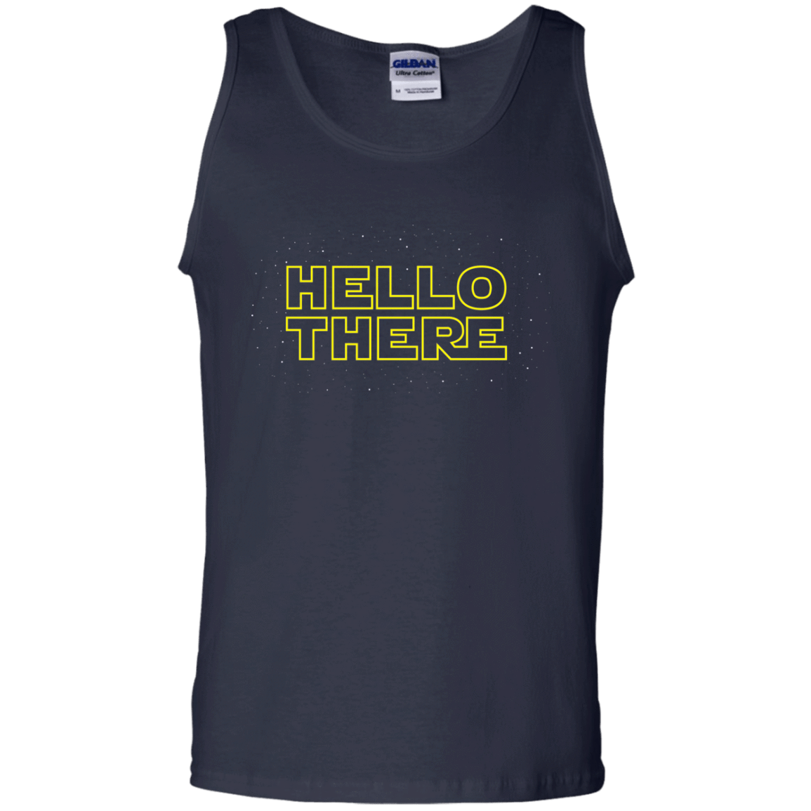 T-Shirts Navy / S Hello There Men's Tank Top