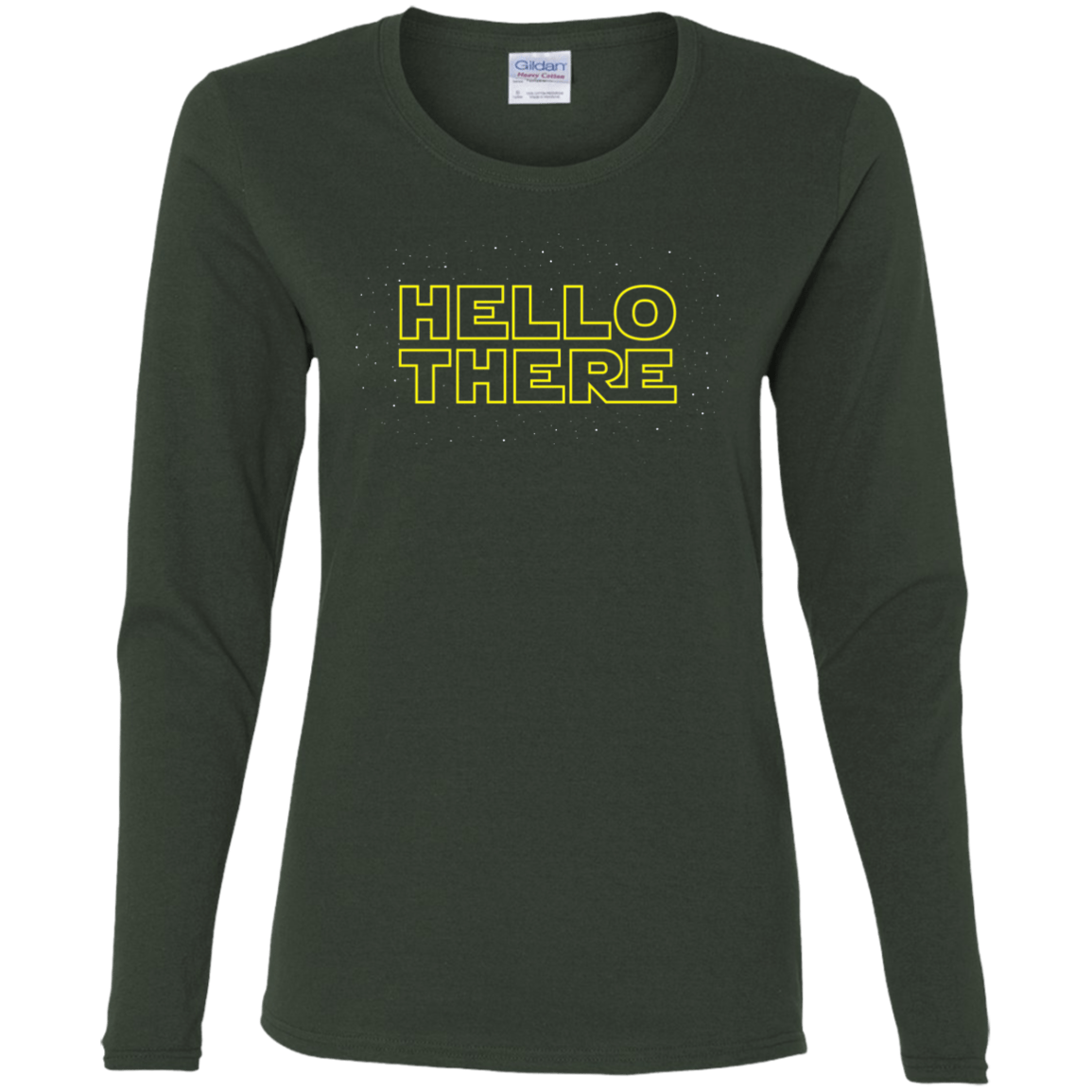 T-Shirts Forest / S Hello There Women's Long Sleeve T-Shirt