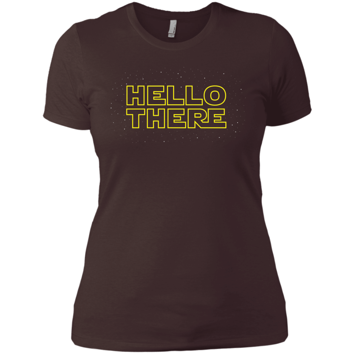 T-Shirts Dark Chocolate / X-Small Hello There Women's Premium T-Shirt