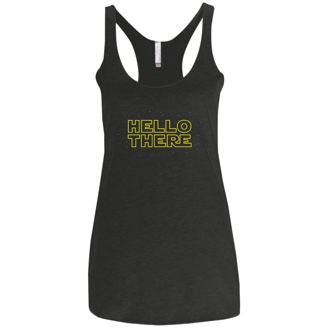 T-Shirts Vintage Black / X-Small Hello There Women's Triblend Racerback Tank