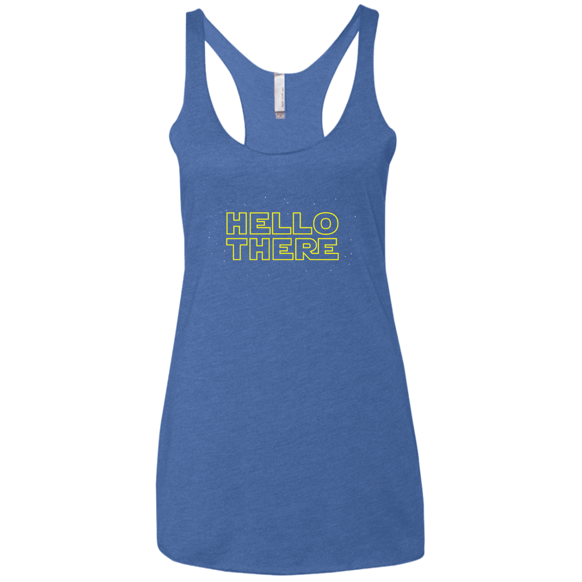 T-Shirts Vintage Royal / X-Small Hello There Women's Triblend Racerback Tank
