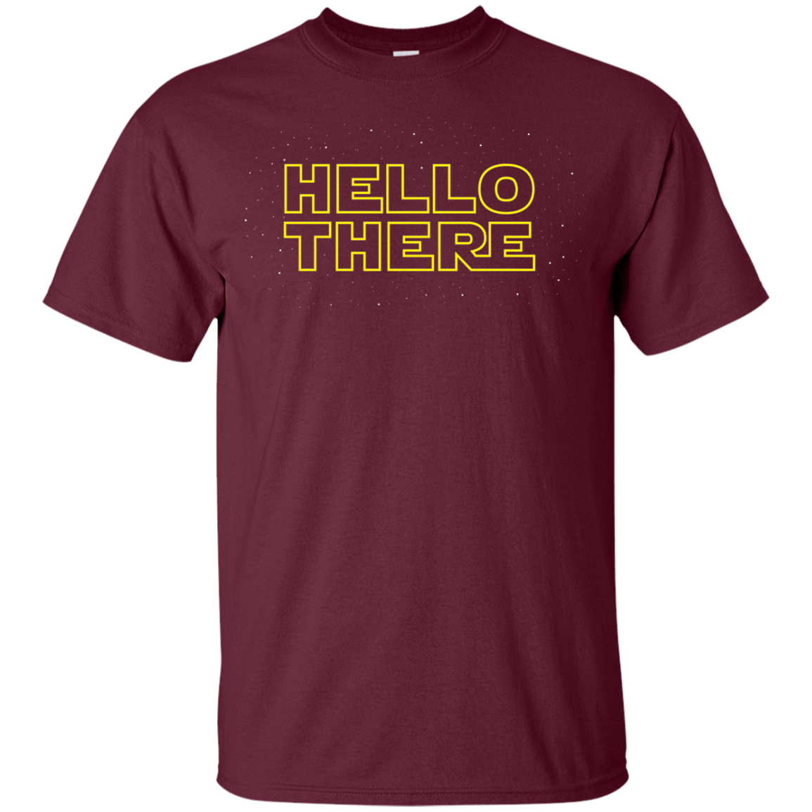 T-Shirts Maroon / YXS Hello There Youth T-Shirt