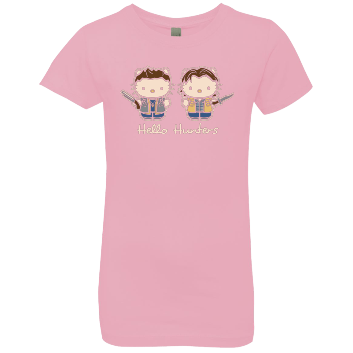 T-Shirts Light Pink / YXS hellohunters Girls Premium T-Shirt