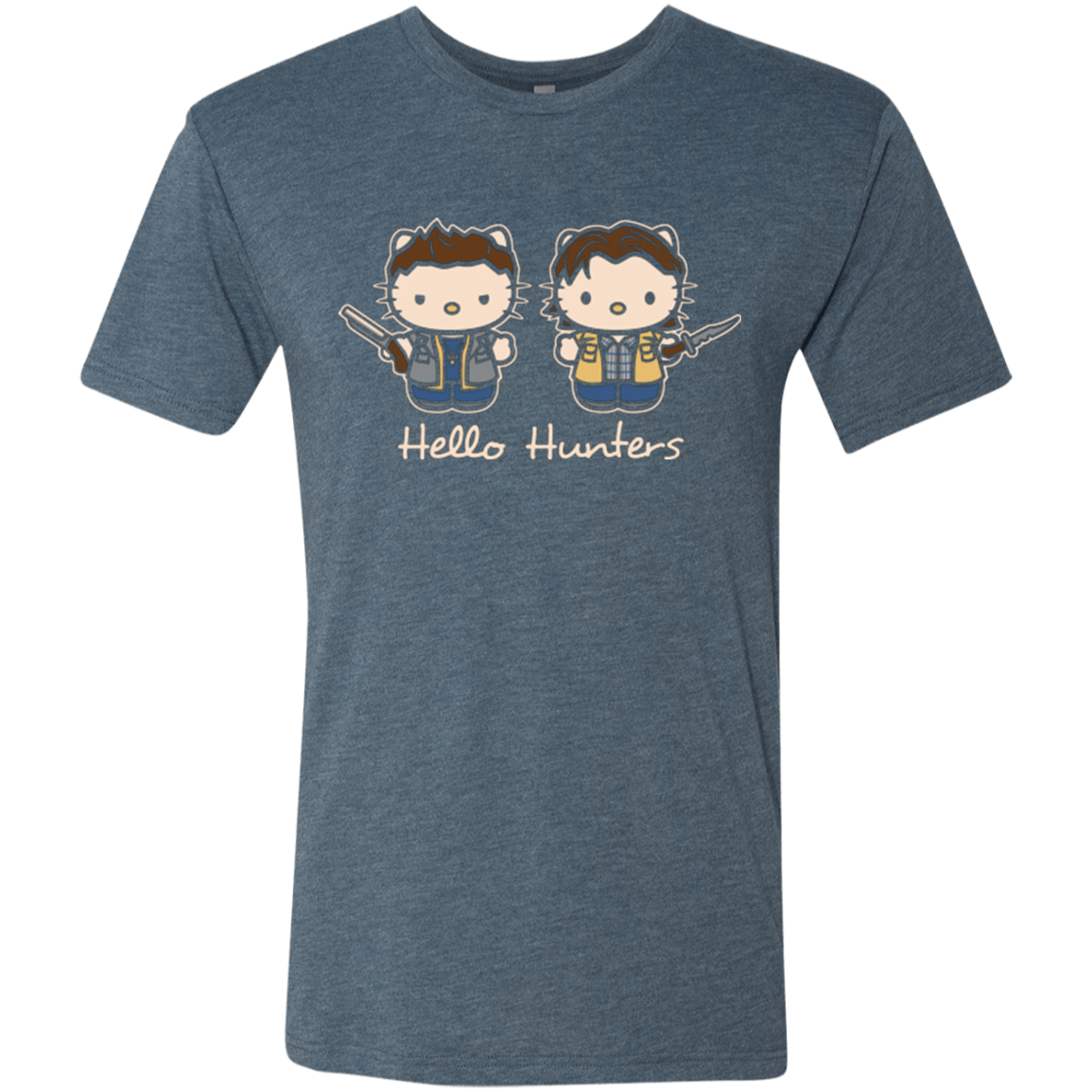 T-Shirts Indigo / Small hellohunters Men's Triblend T-Shirt