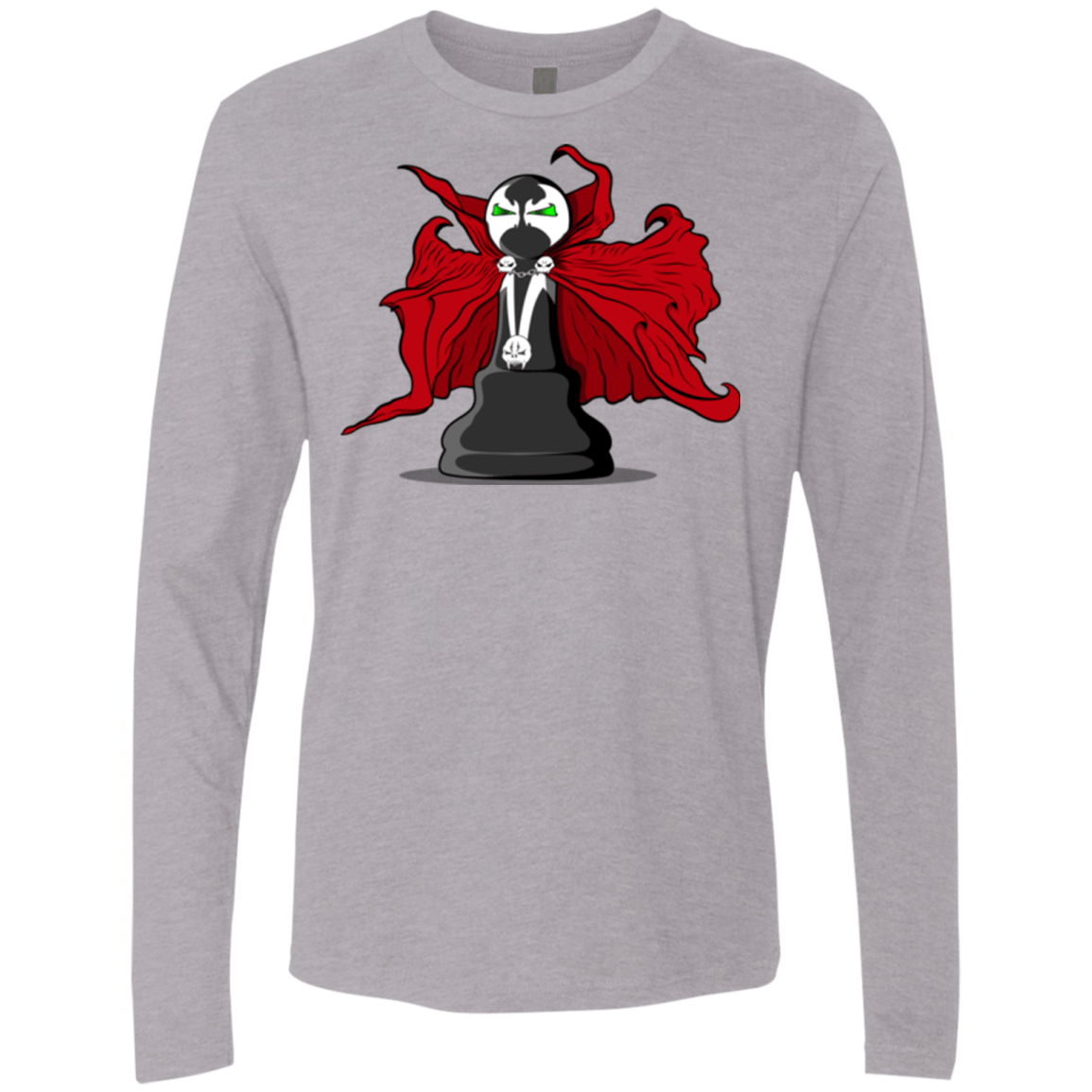 T-Shirts Heather Grey / Small Hells Pawn Men's Premium Long Sleeve