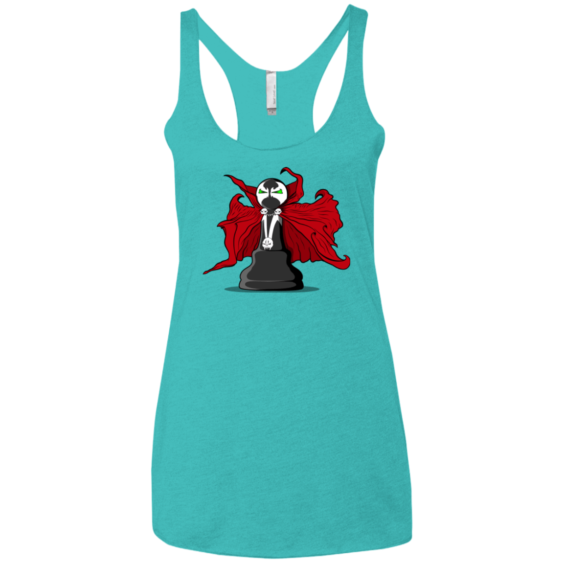 T-Shirts Tahiti Blue / X-Small Hells Pawn Women's Triblend Racerback Tank