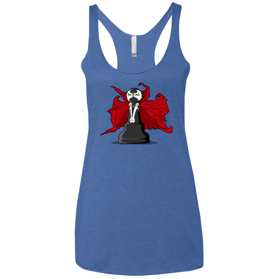 T-Shirts Vintage Royal / X-Small Hells Pawn Women's Triblend Racerback Tank