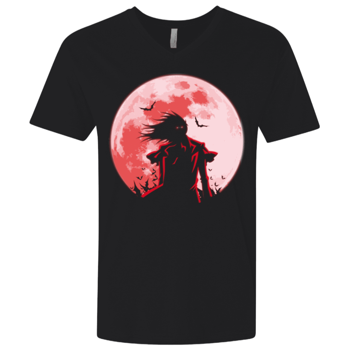 T-Shirts Black / X-Small Hellsing Alucard Men's Premium V-Neck