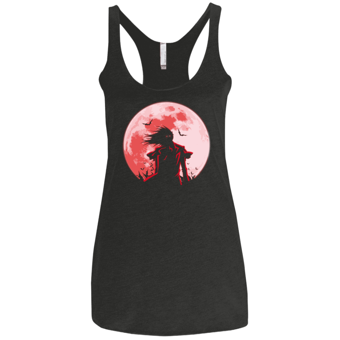 T-Shirts Vintage Black / X-Small Hellsing Alucard Women's Triblend Racerback Tank