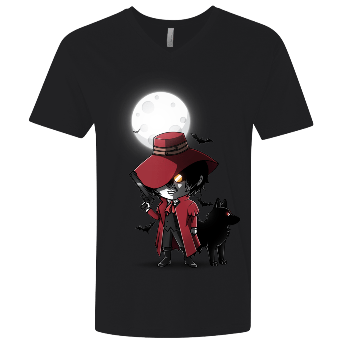 T-Shirts Black / X-Small Hellsing Ultimate Men's Premium V-Neck