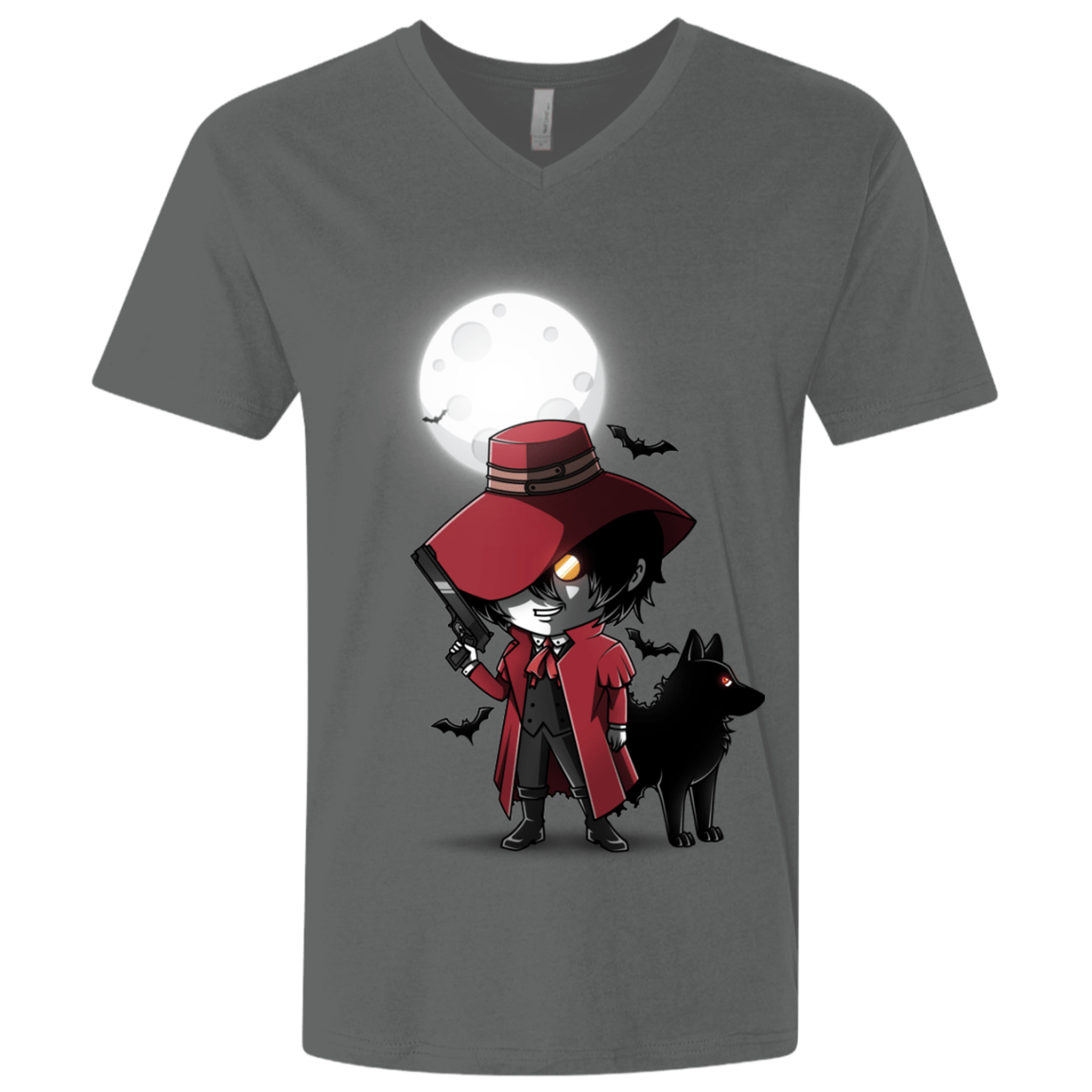 T-Shirts Heavy Metal / X-Small Hellsing Ultimate Men's Premium V-Neck