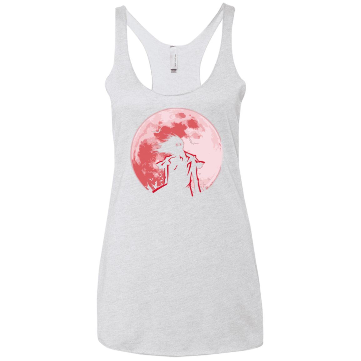 T-Shirts Heather White / X-Small Hellsing Ultimate Women's Triblend Racerback Tank