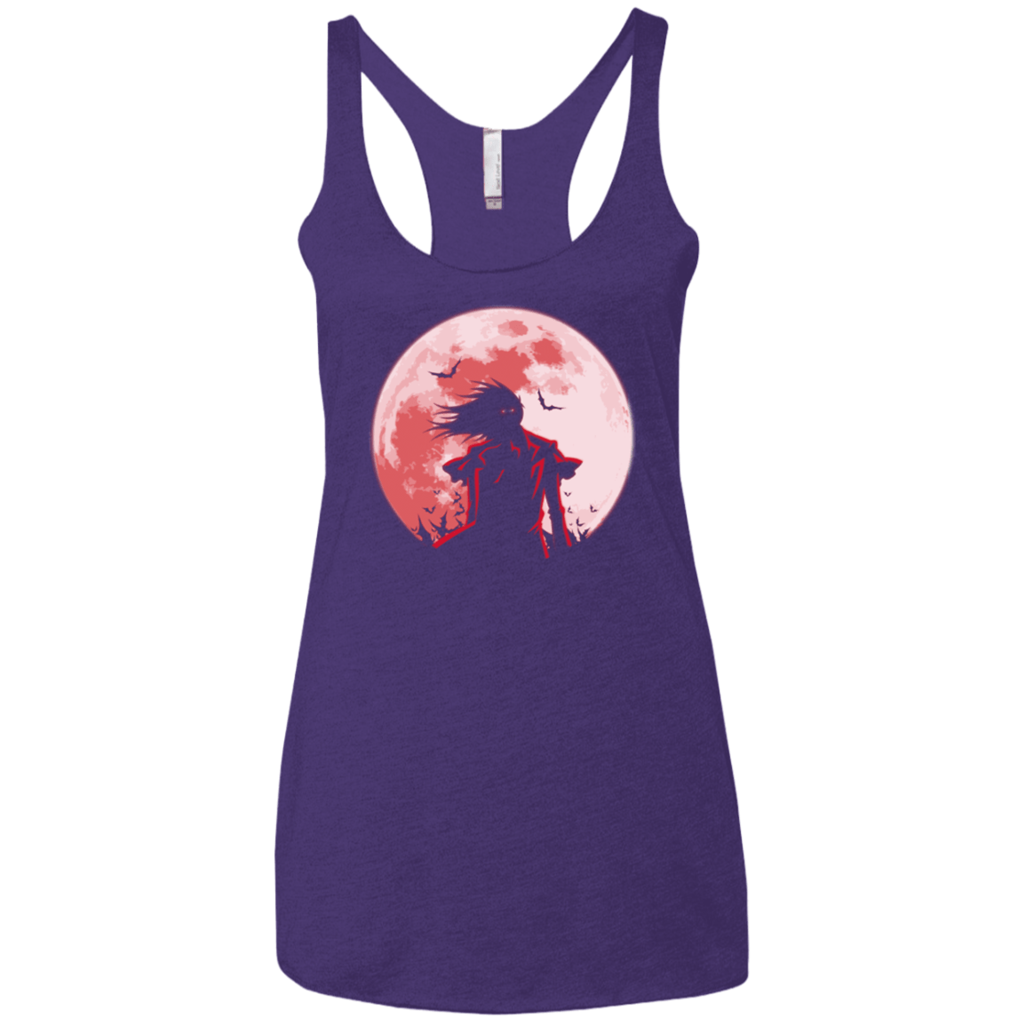 T-Shirts Purple / X-Small Hellsing Ultimate Women's Triblend Racerback Tank