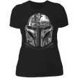T-Shirts Black / X-Small Helmet Mandalorian Women's Premium T-Shirt