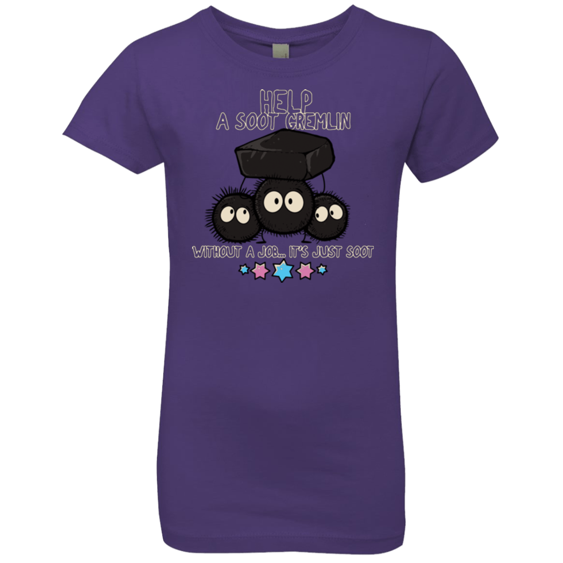 T-Shirts Purple Rush / YXS HELP A SOOT GREMLIN Girls Premium T-Shirt