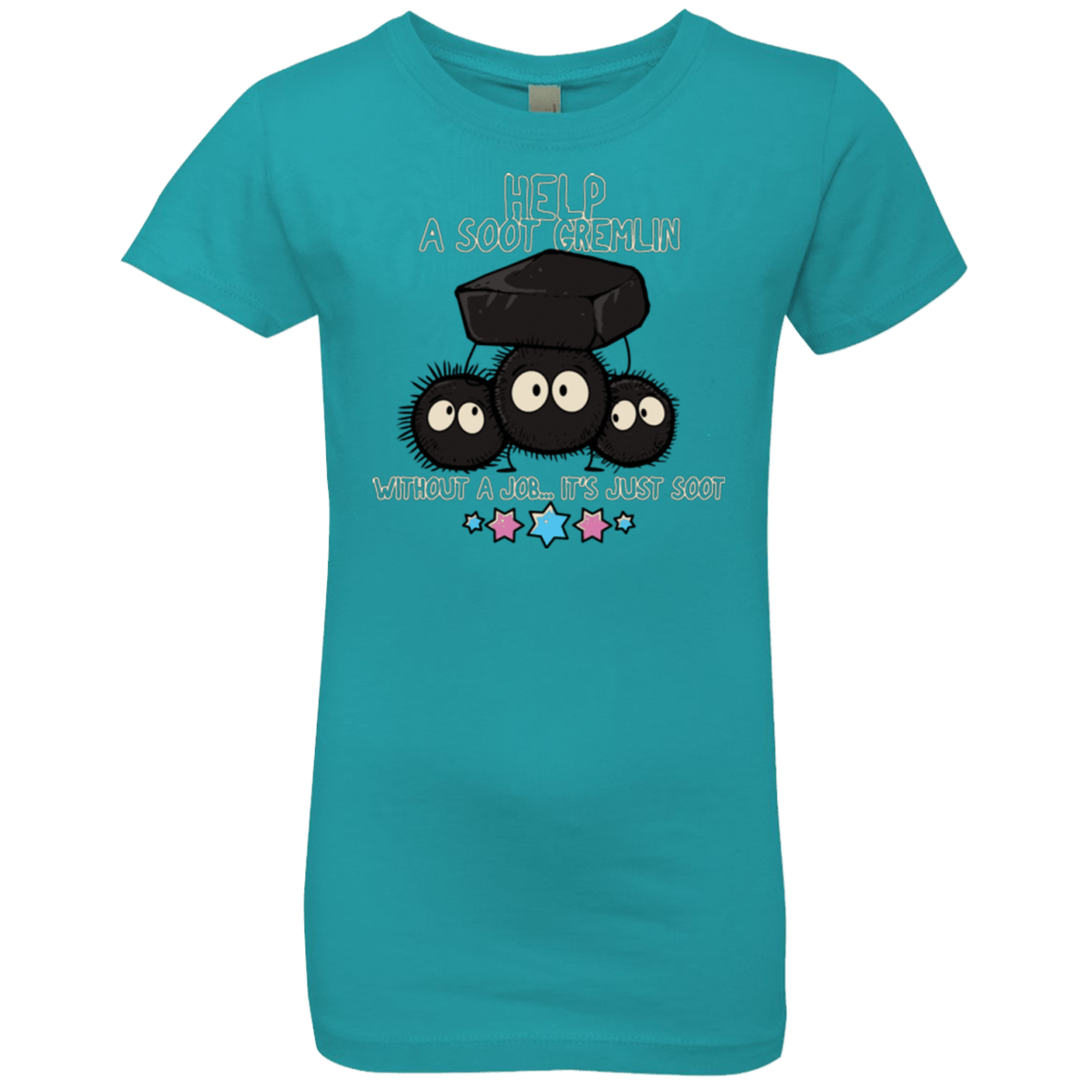 T-Shirts Tahiti Blue / YXS HELP A SOOT GREMLIN Girls Premium T-Shirt