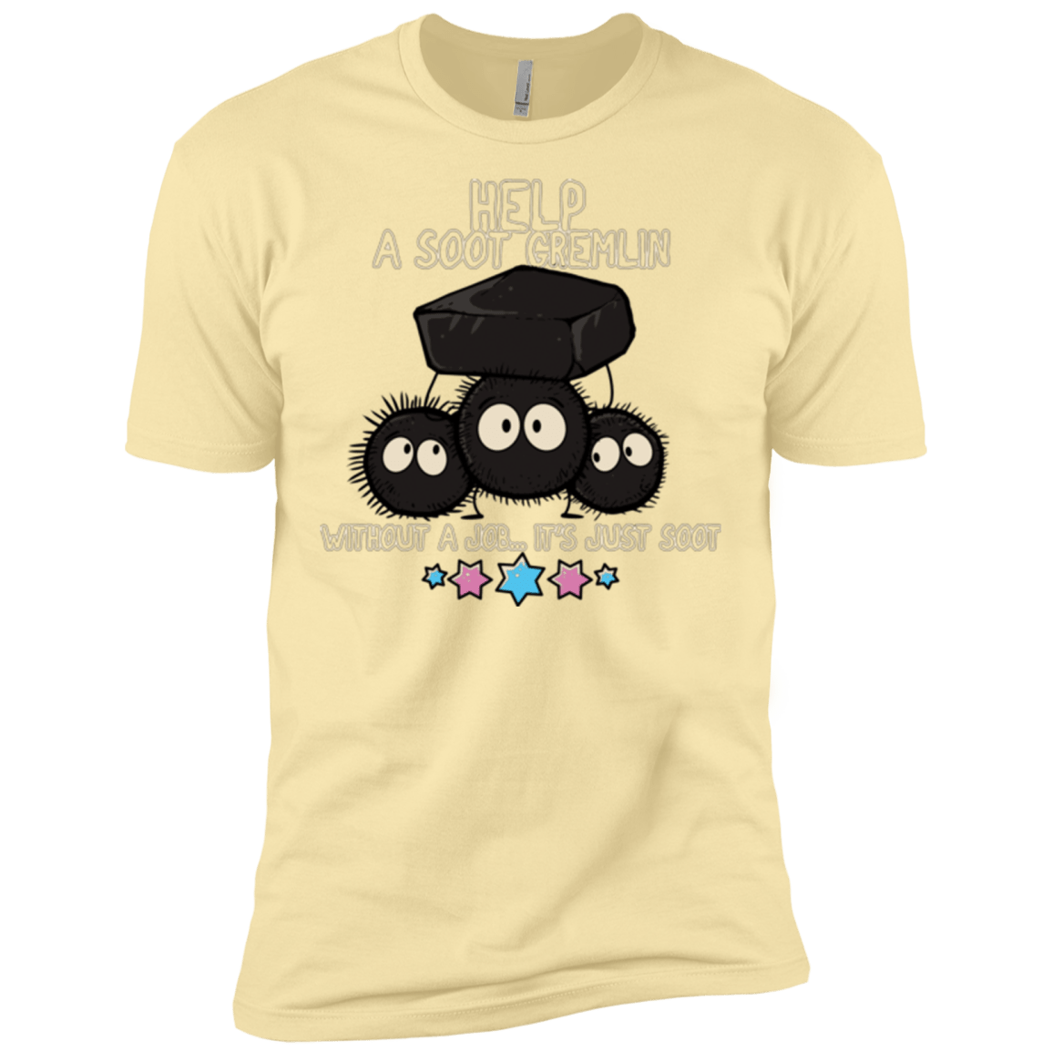 T-Shirts Banana Cream / X-Small HELP A SOOT GREMLIN Men's Premium T-Shirt
