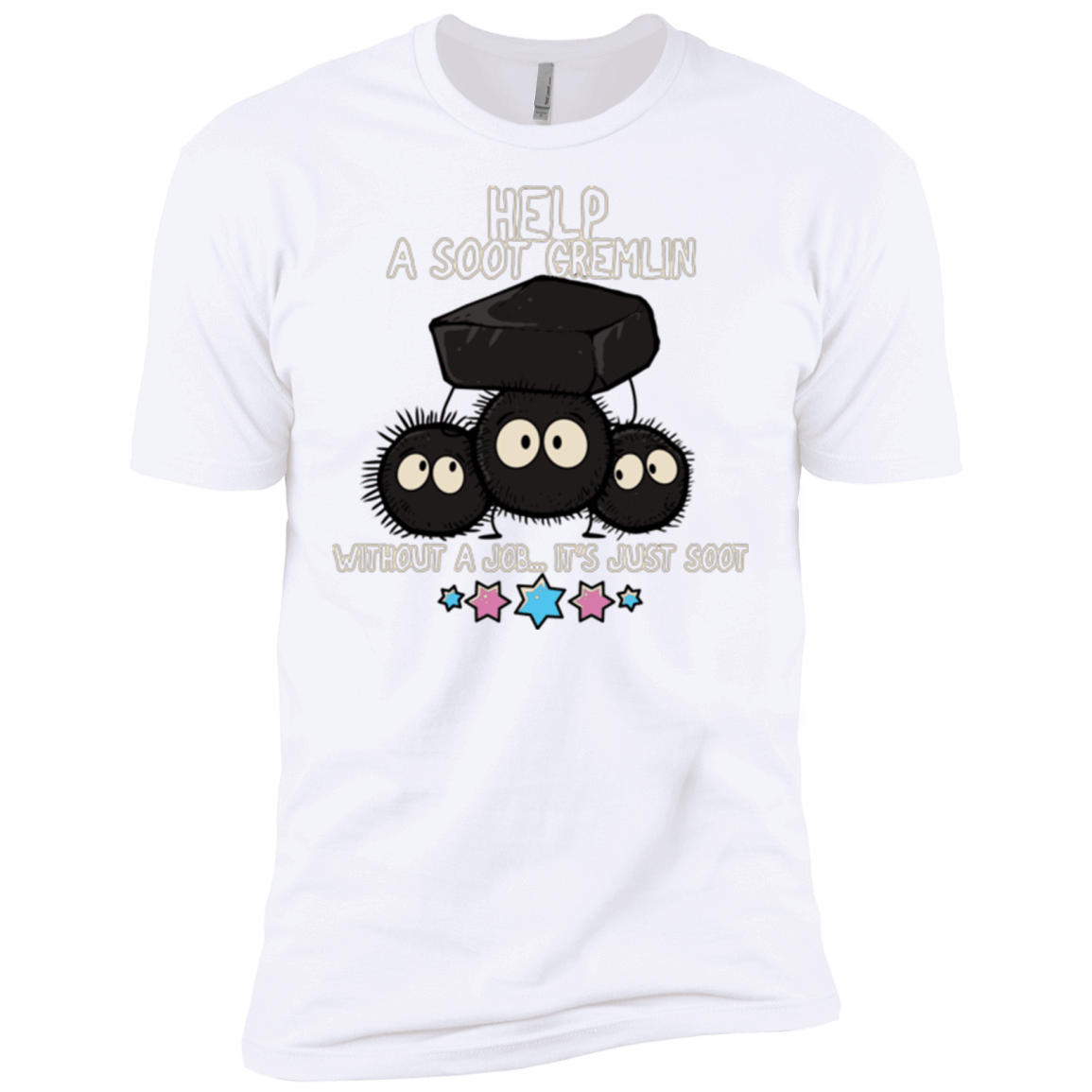 T-Shirts White / X-Small HELP A SOOT GREMLIN Men's Premium T-Shirt